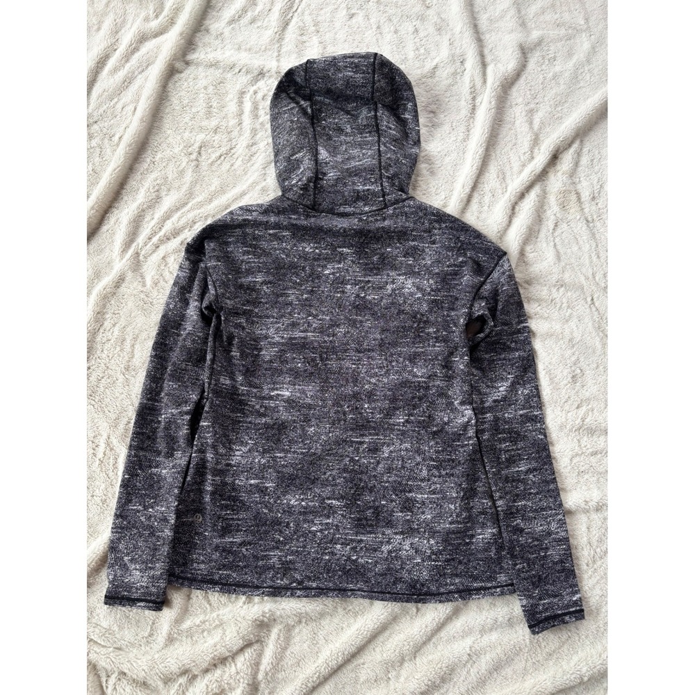 Lululemon Forever‎ Endeavour Long Sleeve Rush Jacquard Black White 4 - Picture 6 of 6